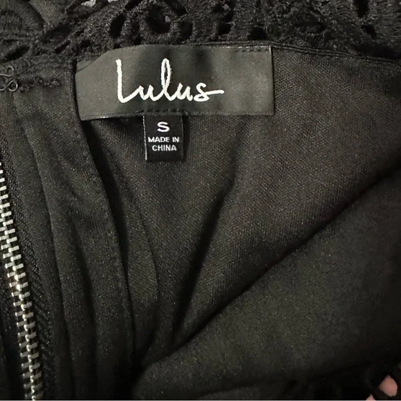Lulus Elegant Black Lace Dress - Picture 4 of 6